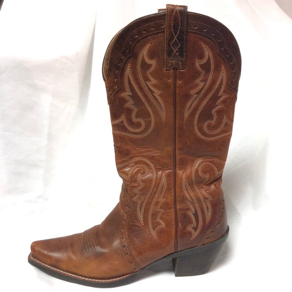 Brown Ariat Heritage Vintage Western boots sz 8.5